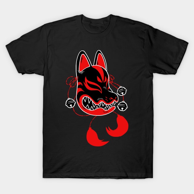 Kitsune's Fury T-Shirt by Lil Darnie